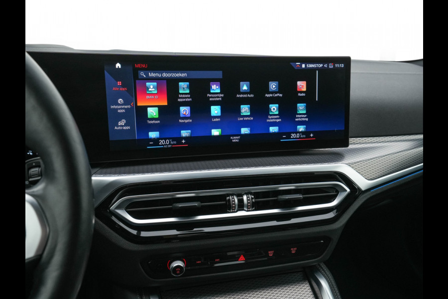 BMW i4 eDrive40 High Executive 84 kWh M-Sportpack [ 3-Fase-11kW ] {SOH-93%} (INCL.BTW)  Aut *LEATHER | HEAD UP | FULL-LED | HIFI-SOUND | CRUISE | WIDESCREEN-COCKPIT | DAB+ | CAMERA | AMBIENTLIGHT | CARPLAY | HEATED-SPORTSEATS | PRIVACY-GLASS | 19''ALU*