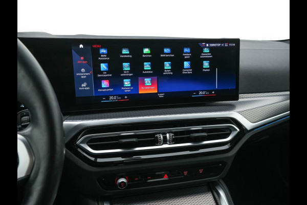 BMW i4 eDrive40 High Executive 84 kWh M-Sportpack [ 3-Fase-11kW ] {SOH-93%} (INCL.BTW)  Aut *LEATHER | HEAD UP | FULL-LED | HIFI-SOUND | CRUISE | WIDESCREEN-COCKPIT | DAB+ | CAMERA | AMBIENTLIGHT | CARPLAY | HEATED-SPORTSEATS | PRIVACY-GLASS | 19''ALU*