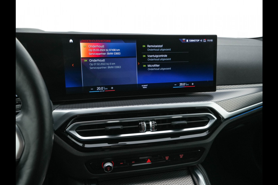 BMW i4 eDrive40 High Executive 84 kWh M-Sportpack [ 3-Fase-11kW ] {SOH-93%} (INCL.BTW)  Aut *LEATHER | HEAD UP | FULL-LED | HIFI-SOUND | CRUISE | WIDESCREEN-COCKPIT | DAB+ | CAMERA | AMBIENTLIGHT | CARPLAY | HEATED-SPORTSEATS | PRIVACY-GLASS | 19''ALU*