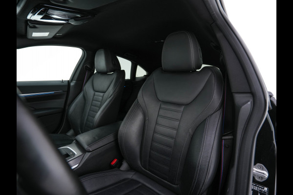 BMW i4 eDrive40 High Executive 84 kWh M-Sportpack [ 3-Fase-11kW ] {SOH-93%} (INCL.BTW)  Aut *LEATHER | HEAD UP | FULL-LED | HIFI-SOUND | CRUISE | WIDESCREEN-COCKPIT | DAB+ | CAMERA | AMBIENTLIGHT | CARPLAY | HEATED-SPORTSEATS | PRIVACY-GLASS | 19''ALU*
