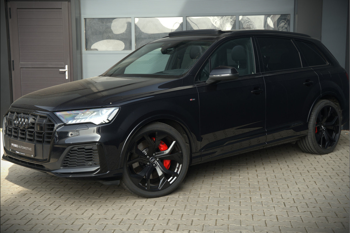 Audi Q7 55 TFSI e quattro Pro Line S S-Line | Bang & Olufsen | Panoramadak | Stoelverwarming | Stuurverwarming | Luchtvering | Head-Up Display | Memory Seats | Matrix LED | Apple Carplay | Adaptrive Cruise Control | Ambiance Verlichtin