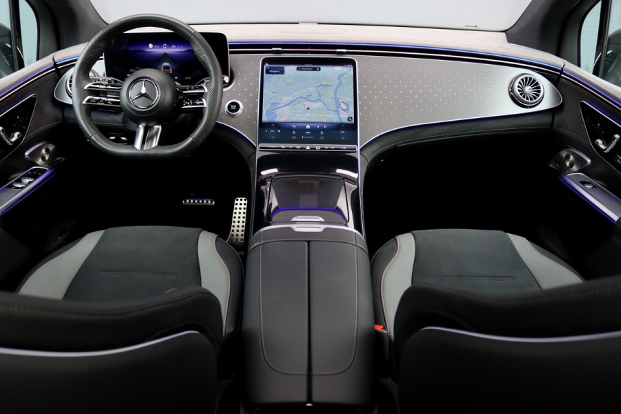 Mercedes-Benz EQE SUV 350 4MATIC AMG Line 91 kWh | Distronic+ | Panoramadak | Memory | Burmester | Digital Light | Trekhaak | Surround Camera | 22kW | Warmtepomp | Keyless Go |