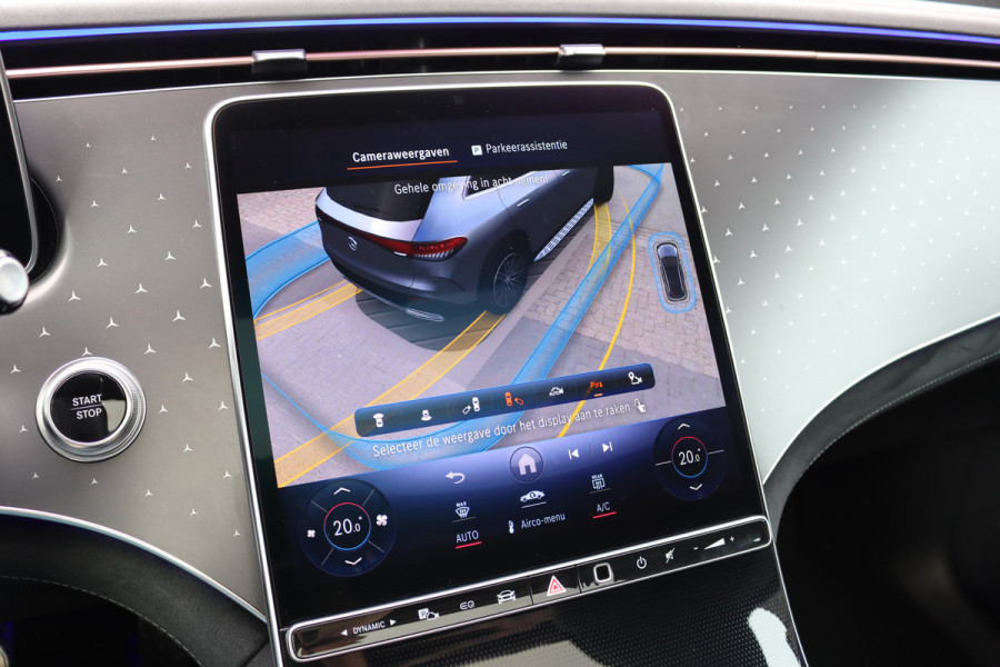 Mercedes-Benz EQE SUV 350 4MATIC AMG Line 91 kWh | Distronic+ | Panoramadak | Memory | Burmester | Digital Light | Trekhaak | Surround Camera | 22kW | Warmtepomp | Keyless Go |