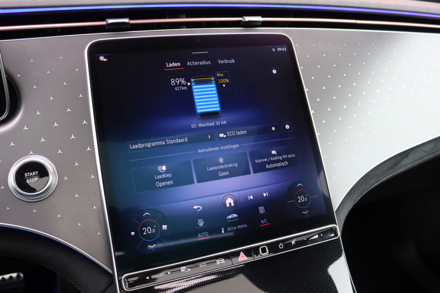 Mercedes-Benz EQE SUV 350 4MATIC AMG Line 91 kWh | Distronic+ | Panoramadak | Memory | Burmester | Digital Light | Trekhaak | Surround Camera | 22kW | Warmtepomp | Keyless Go |