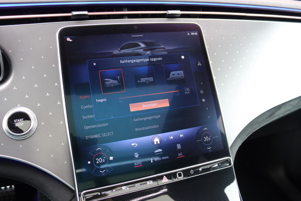 Mercedes-Benz EQE SUV 350 4MATIC AMG Line 91 kWh | Distronic+ | Panoramadak | Memory | Burmester | Digital Light | Trekhaak | Surround Camera | 22kW | Warmtepomp | Keyless Go |