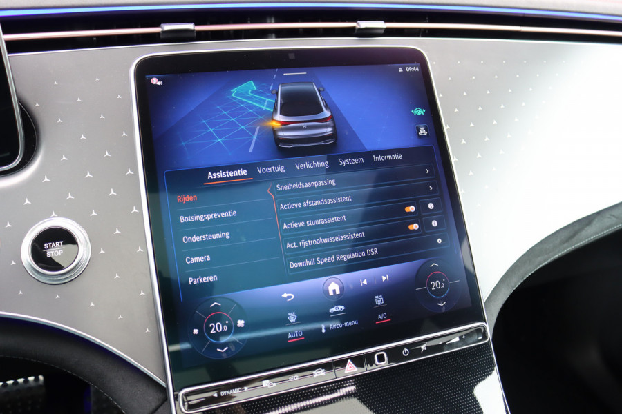 Mercedes-Benz EQE SUV 350 4MATIC AMG Line 91 kWh | Distronic+ | Panoramadak | Memory | Burmester | Digital Light | Trekhaak | Surround Camera | 22kW | Warmtepomp | Keyless Go |