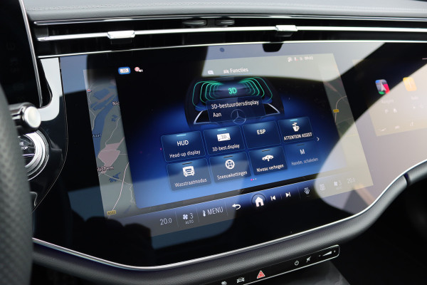 Mercedes-Benz E-Klasse 400 e 4MATIC AMG Line | Hyperscreen | Luchtvering | Achterasbesturing | Distronic+ | HUD | Massage | Burmester | Nappa Leder | Trekhaak | Vlakkenverwarming | Stoelventilatie | Soft-Close |