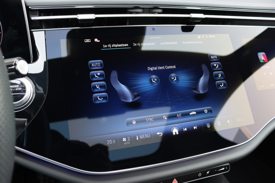 Mercedes-Benz E-Klasse 400 e 4MATIC AMG Line | Hyperscreen | Luchtvering | Achterasbesturing | Distronic+ | HUD | Massage | Burmester | Nappa Leder | Trekhaak | Vlakkenverwarming | Stoelventilatie | Soft-Close |