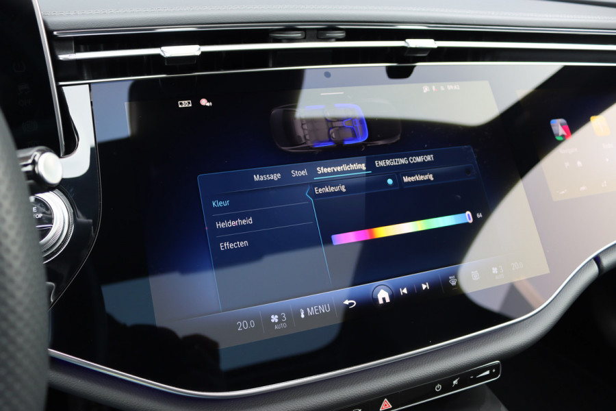 Mercedes-Benz E-Klasse 400 e 4MATIC AMG Line | Hyperscreen | Luchtvering | Achterasbesturing | Distronic+ | HUD | Massage | Burmester | Nappa Leder | Trekhaak | Vlakkenverwarming | Stoelventilatie | Soft-Close |