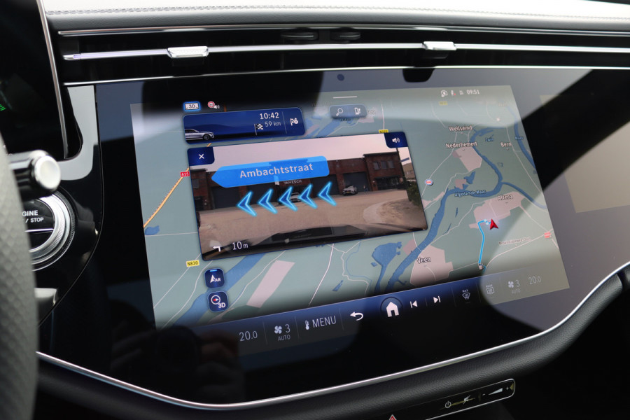 Mercedes-Benz E-Klasse 400 e 4MATIC AMG Line | Hyperscreen | Luchtvering | Achterasbesturing | Distronic+ | HUD | Massage | Burmester | Nappa Leder | Trekhaak | Vlakkenverwarming | Stoelventilatie | Soft-Close |