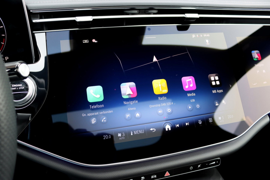 Mercedes-Benz E-Klasse 400 e 4MATIC AMG Line | Hyperscreen | Luchtvering | Achterasbesturing | Distronic+ | HUD | Massage | Burmester | Nappa Leder | Trekhaak | Vlakkenverwarming | Stoelventilatie | Soft-Close |