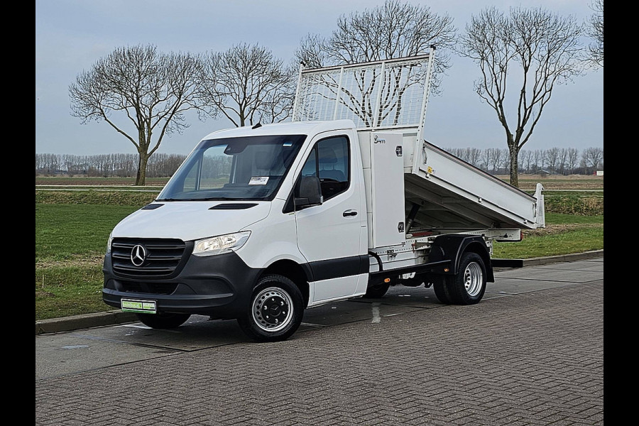 Mercedes-Benz Sprinter 514 2.2 CDI Kipper Kist Airco Euro6 Dubbellucht 3-Zits Trekhaak!