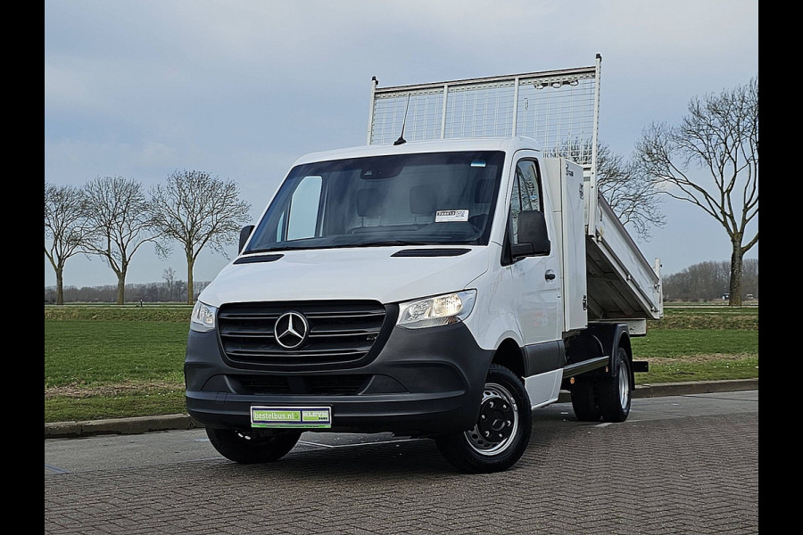 Mercedes-Benz Sprinter 514 2.2 CDI Kipper Kist Airco Euro6 Dubbellucht 3-Zits Trekhaak!