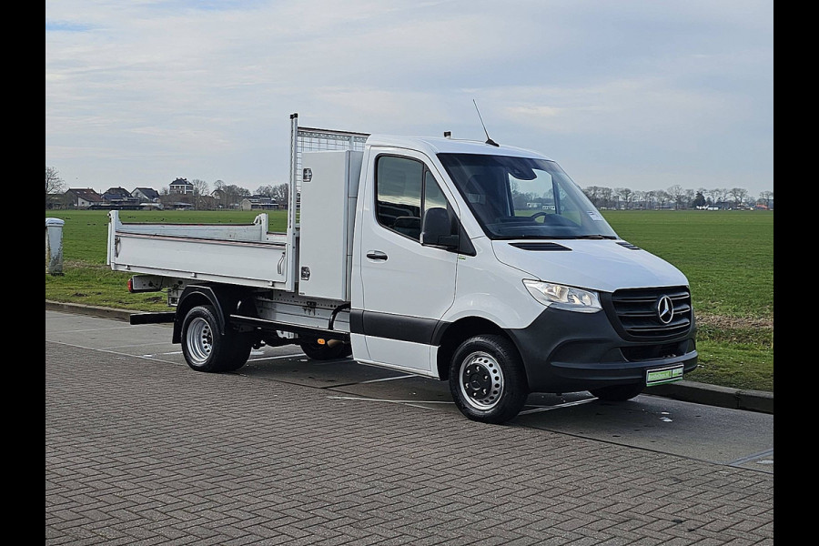 Mercedes-Benz Sprinter 514 2.2 CDI Kipper Kist Airco Euro6 Dubbellucht 3-Zits Trekhaak!