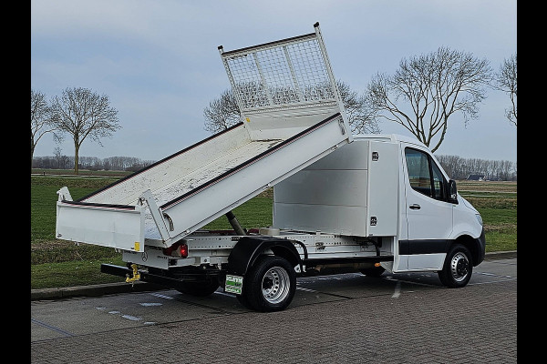 Mercedes-Benz Sprinter 514 2.2 CDI Kipper Kist Airco Euro6 Dubbellucht 3-Zits Trekhaak!