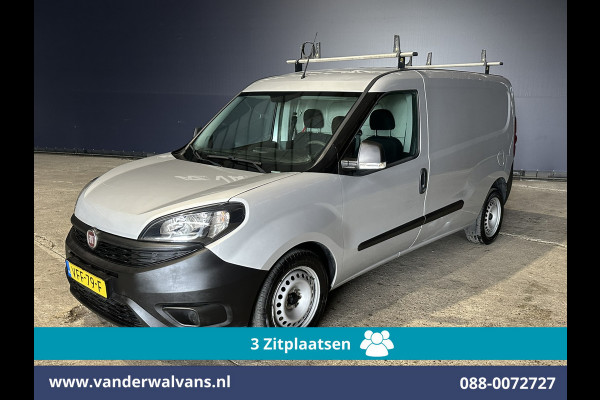 Fiat Doblò Cargo 1.6 MJ 105pk L2H1 Euro6 Airco | 3-Zits | Navigatie | Trekhaak | Dakdragers Cruisecontrol, Parkeersensoren, Bijrijdersbank