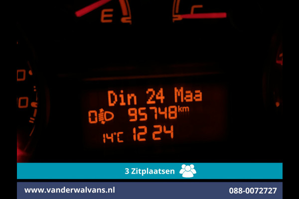 Fiat Doblò Cargo 1.6 MJ 105pk L2H1 Euro6 Airco | 3-Zits | Navigatie | Trekhaak | Dakdragers Cruisecontrol, Parkeersensoren, Bijrijdersbank