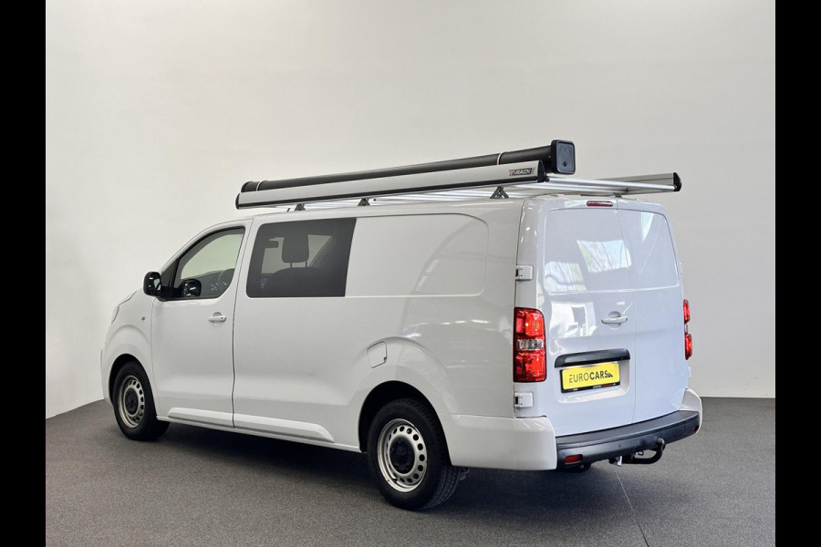 Peugeot Expert 2.0HDI 145PK Long Asphalt Dubbele Cabine Airco Cruise Control Navi Trekhaak Imperiaal Carplay 6 Persoons Trekhaak