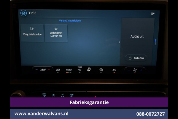 Ford Transit Custom 2.0 TDCI 136pk L2H1 Fabrieksgarantie Euro6 Airco | Camera | Apple Carplay | LED Cruisecontrol, Android Auto, Verwarmde Voorruit, Parkeersensoren, Bijrijdersbank
