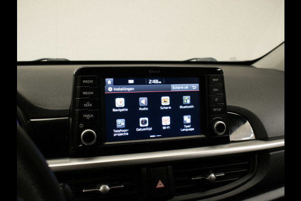 Kia Picanto 1.0 CVVT ComfortPlusLine Navigator Sport (APPLE CARPLAY,NAVI,CAMERA,CRUISE,ELEKTRISCH PAKKET,SPORTSTOELEN,LM VELGEN)
