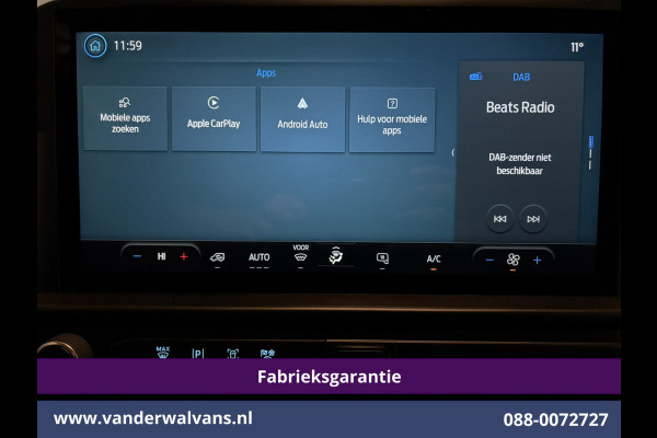 Ford Transit Custom 2.0 TDCI 136pk L2H1 Fabrieksgarantie Euro6 Airco | Camera | Apple Carplay | LED Cruisecontrol, Android Auto, Verwarmde Voorruit, Parkeersensoren, Bijrijdersbank