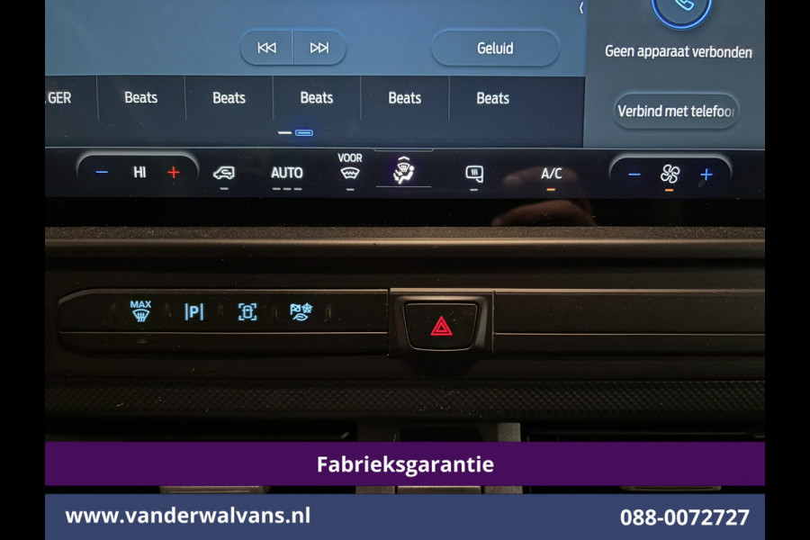 Ford Transit Custom 2.0 TDCI 136pk L2H1 Fabrieksgarantie Euro6 Airco | Camera | Apple Carplay | LED Cruisecontrol, Android Auto, Verwarmde Voorruit, Parkeersensoren, Bijrijdersbank