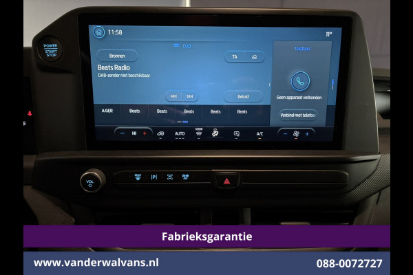 Ford Transit Custom 2.0 TDCI 136pk L2H1 Fabrieksgarantie Euro6 Airco | Camera | Apple Carplay | LED Cruisecontrol, Android Auto, Verwarmde Voorruit, Parkeersensoren, Bijrijdersbank