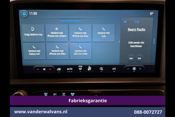 Ford Transit Custom 2.0 TDCI 136pk L2H1 Fabrieksgarantie Euro6 Airco | Camera | Apple Carplay | LED Cruisecontrol, Android Auto, Verwarmde Voorruit, Parkeersensoren, Bijrijdersbank