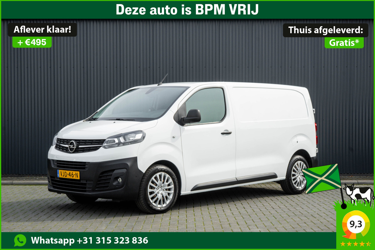 Opel Vivaro L2H1 | 1ste eigenaar | Airco | Cruise | PDC | 3-Zits | Trekhaak
