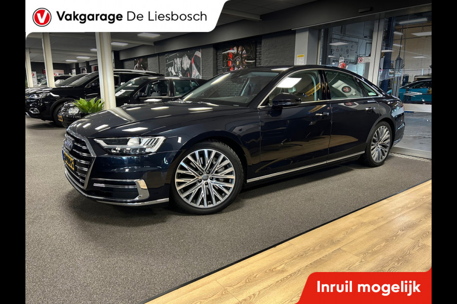 Audi A8 55 TFSI quattro / Leder / Navigatie / 20inch / B&O / stoel verwarming voor + achter.