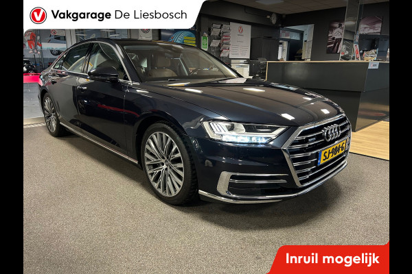 Audi A8 55 TFSI quattro / Leder / Navigatie / 20inch / B&O / stoel verwarming voor + achter.