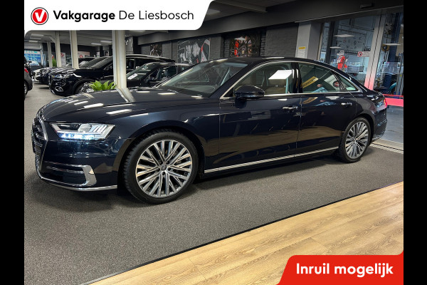 Audi A8 55 TFSI quattro / Leder / Navigatie / 20inch / B&O / stoel verwarming voor + achter.