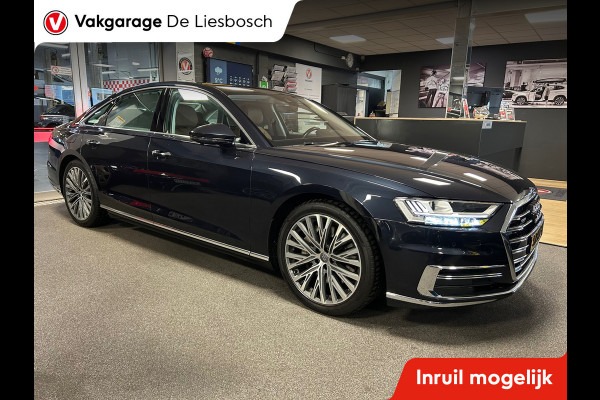 Audi A8 55 TFSI quattro / Leder / Navigatie / 20inch / B&O / stoel verwarming voor + achter.
