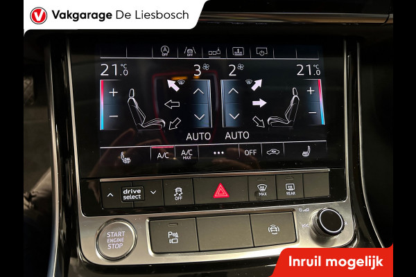 Audi A8 55 TFSI quattro / Leder / Navigatie / 20inch / B&O / stoel verwarming voor + achter.
