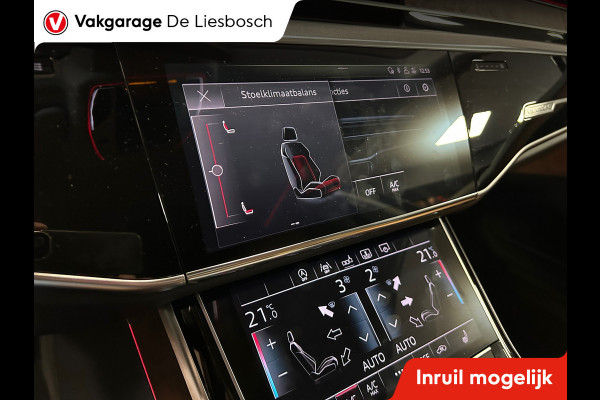 Audi A8 55 TFSI quattro / Leder / Navigatie / 20inch / B&O / stoel verwarming voor + achter.