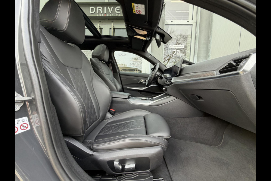 BMW 3 Serie Touring 330e LCI High Ex. M-Sport Pro |Individual leer|Pano|H/K|Memory|19"|Trekhaak|Dravit