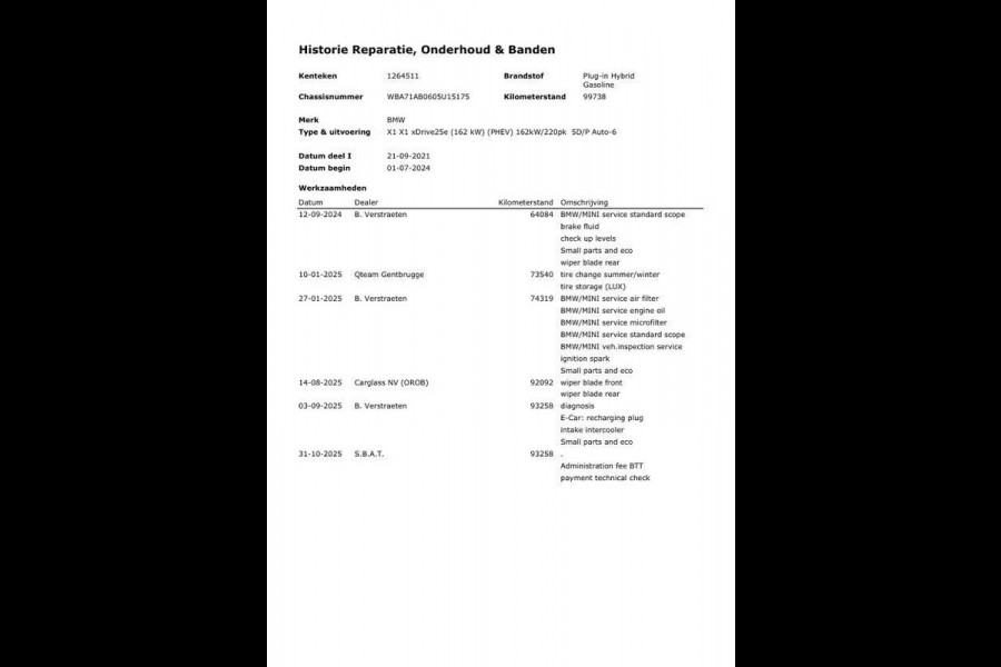 BMW X1 xDrive25e Executive CAMERA / CARPLAY / HEAD UP DISPLAY / LEDER / LED / CRUISE CONTROLE / STOELVERWARMING