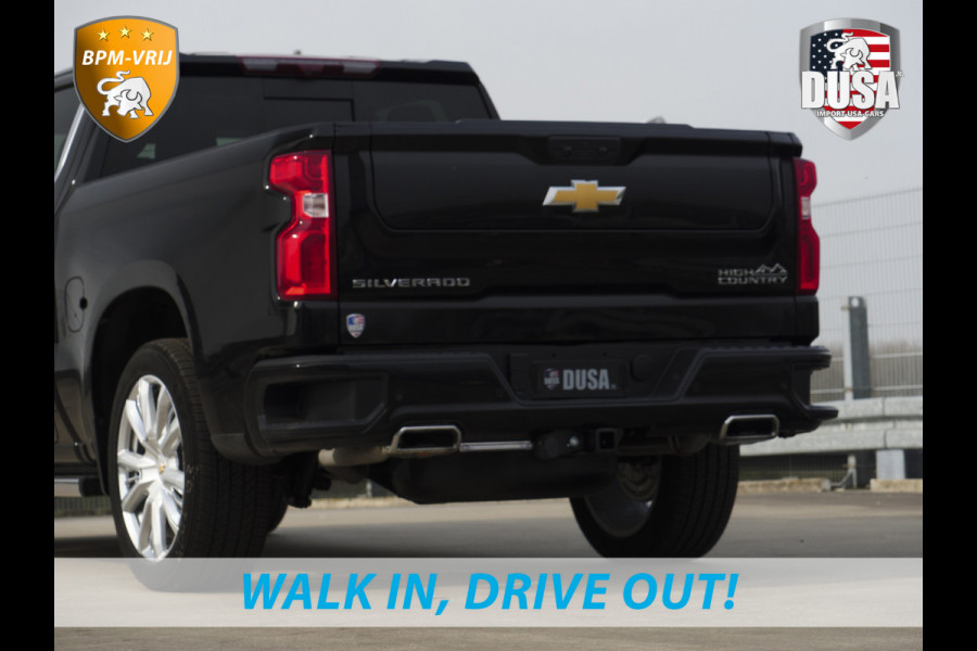 Chevrolet 1500 | Silverado | 6.2L V8 High Country | Leder | Schuifkantel NIEUW BINNEN! Getoonde accessoires zijn verkrijgbaar tegen meerprijs