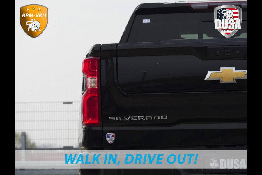 Chevrolet 1500 | Silverado | 6.2L V8 High Country | Leder | Schuifkantel NIEUW BINNEN! Getoonde accessoires zijn verkrijgbaar tegen meerprijs
