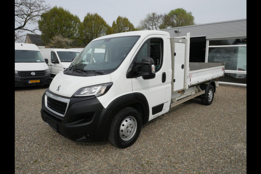 Peugeot Boxer 2.0 BlueHDI 130PK, L3, Pickup, Kipper, Airco, Kipper L*B*H = 305*200*40, Kist 60 breed en 125 hoog
