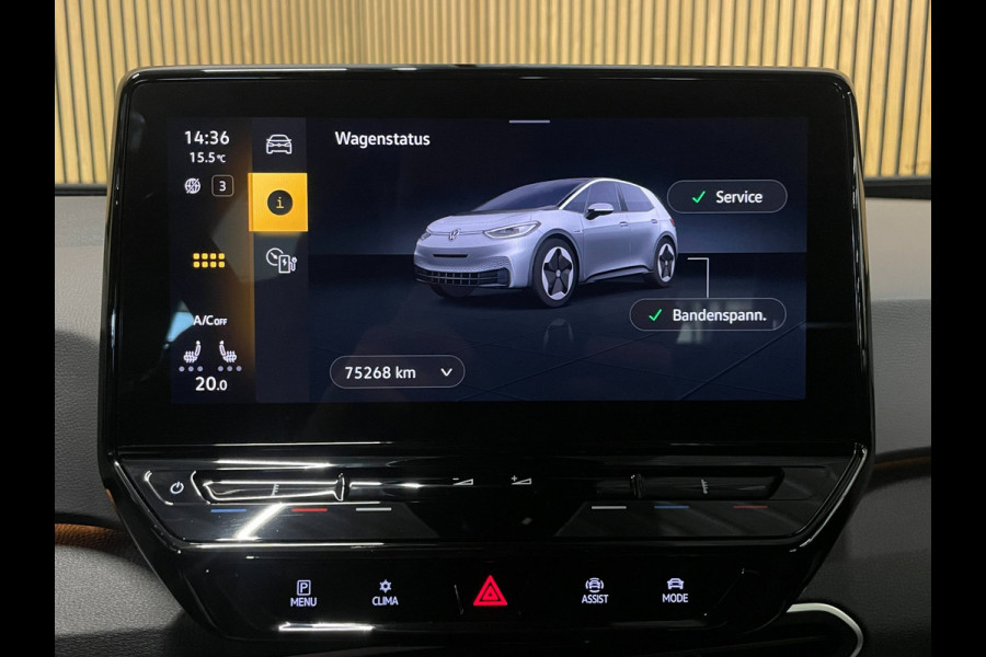 Volkswagen ID.3 Pro 58 kWh|92%SOH|STOEL-, STUURVERW|ANDROID/APPLE CARPLAY|ACC|CRUISE,CLIMATE CONTROL|NL-AUTO|NAP|INCL.BTW|1e EIG.|