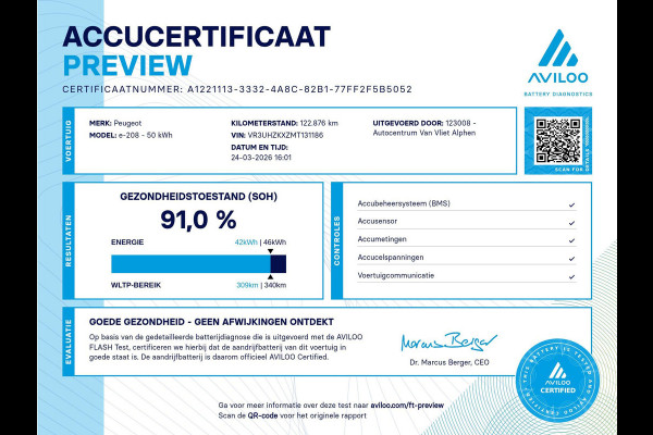 Peugeot e-208 EV GT Pack 50 kWh SOH 91% | ACHTERUITRIJCAMERA MET SENSOREN | NAVI & CARPLAY | E.C.C. |