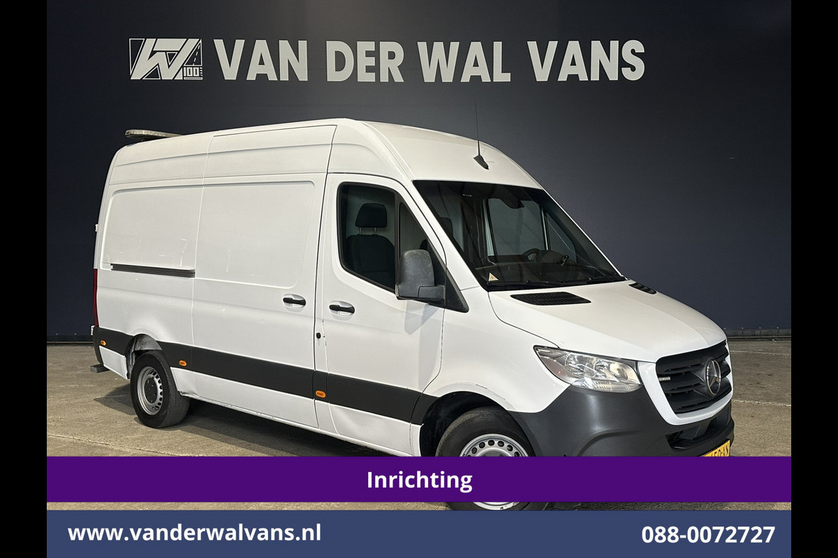 Mercedes-Benz Sprinter 316 CDI 164pk L2H2 inrichting Euro6 Airco | Camera | 3500kg Trekhaak | Apple Carplay Cruisecontrol, Android Auto, Parkeersensoren