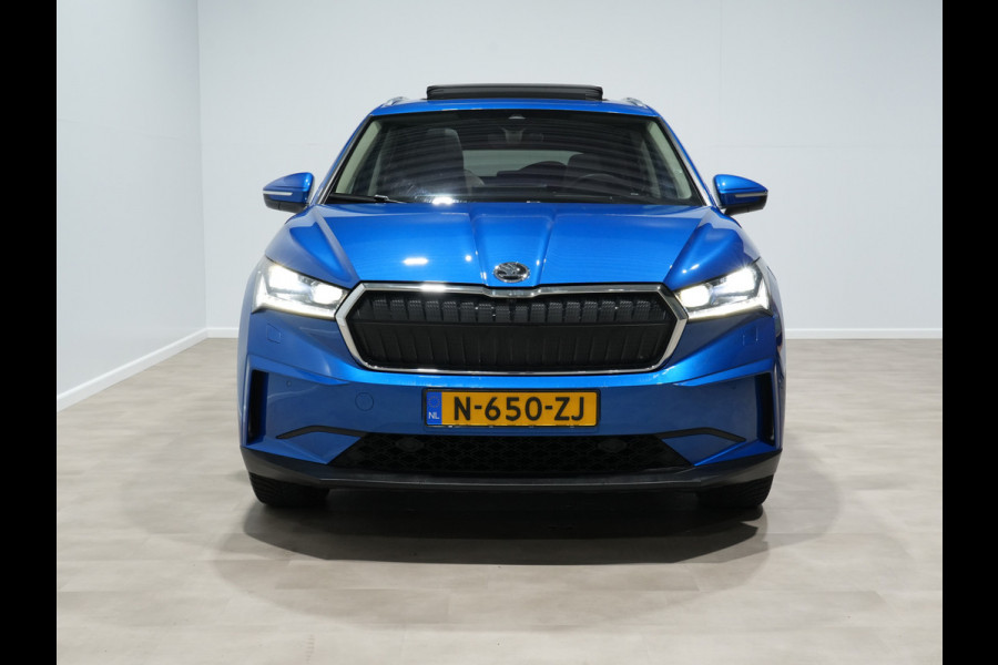 Škoda ENYAQ iV 80 First Edition Panorama Wegkl. trekhaak Navigatie Stoel/Stuurverwarming 244