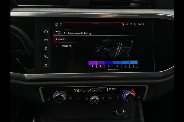 Audi Q3 Sportback 45 TFSI e S-line | Sonos | Matrix | Sfeer | Carplay | Black Optic | Elektr. stoelen | Virtual | Dodehoek