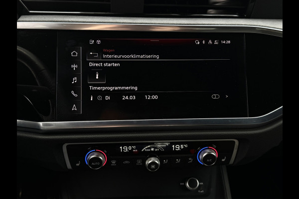 Audi Q3 Sportback 45 TFSI e S-line | Sonos | Matrix | Sfeer | Carplay | Black Optic | Elektr. stoelen | Virtual | Dodehoek