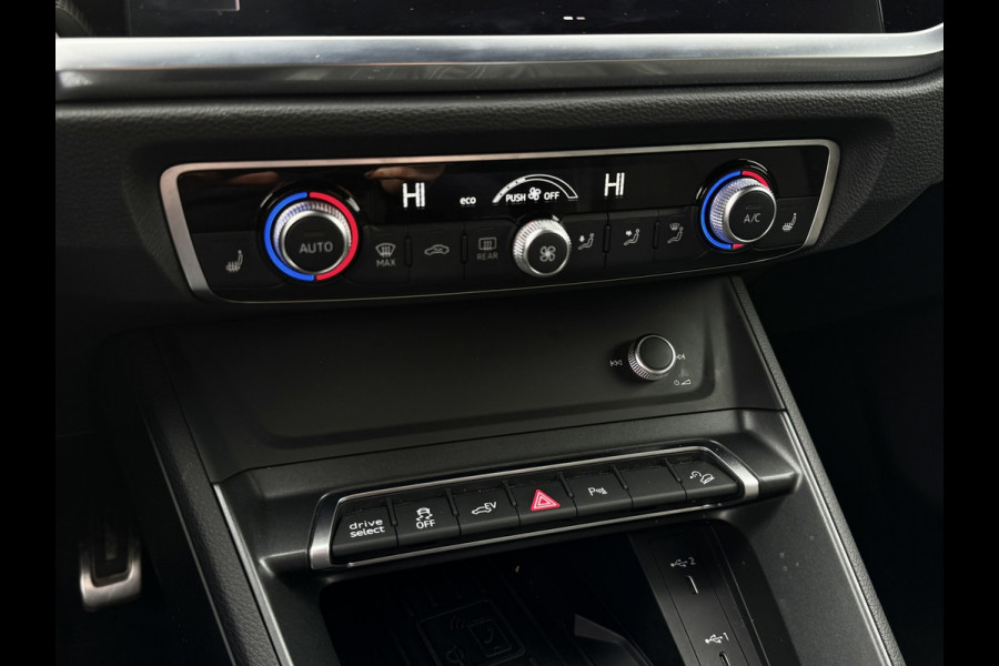 Audi Q3 Sportback 45 TFSI e S-line | Sonos | Matrix | Sfeer | Carplay | Black Optic | Elektr. stoelen | Virtual | Dodehoek