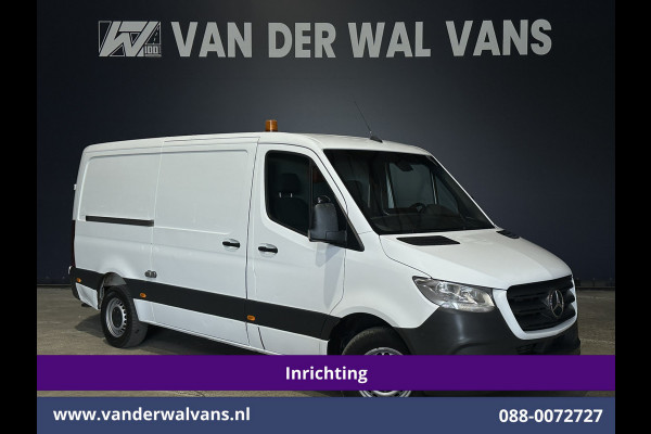Mercedes-Benz Sprinter 317 CDI 170pk 9G-Tronic Automaat 3500kg Trekhaak L2H1 inrichting Euro6 Airco | Camera | Omvormer | Apple Carplay Cruisecontrol, Android Auto, Parkeersensoren