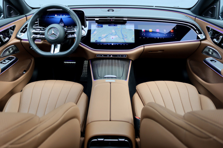 Mercedes-Benz E-Klasse 200 AMG Line | Hyperscreen | Distronic+ | Panoramadak | Stoelventilatie | Burmester | Verwarmd Stuurwiel | Surround Camera | Digital Light | Exclusiefpakket |