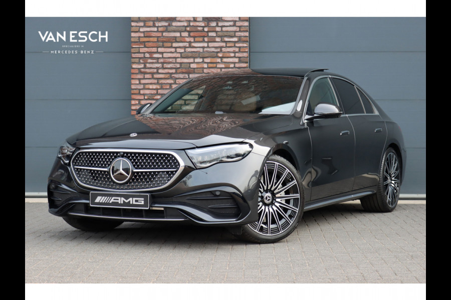 Mercedes-Benz E-Klasse 200 AMG Line | Hyperscreen | Distronic+ | Panoramadak | Stoelventilatie | Burmester | Verwarmd Stuurwiel | Surround Camera | Digital Light | Exclusiefpakket |